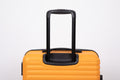 3 Piece Luggage Sets Abs Lightweight Suitcase With Two Hooks, Spinner Wheels, Tsa Lock, 20 24 28 Orange Orange Abs