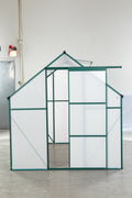 Green 6 X 8 Ft Outdoor Patio Greenhouse Green Aluminum