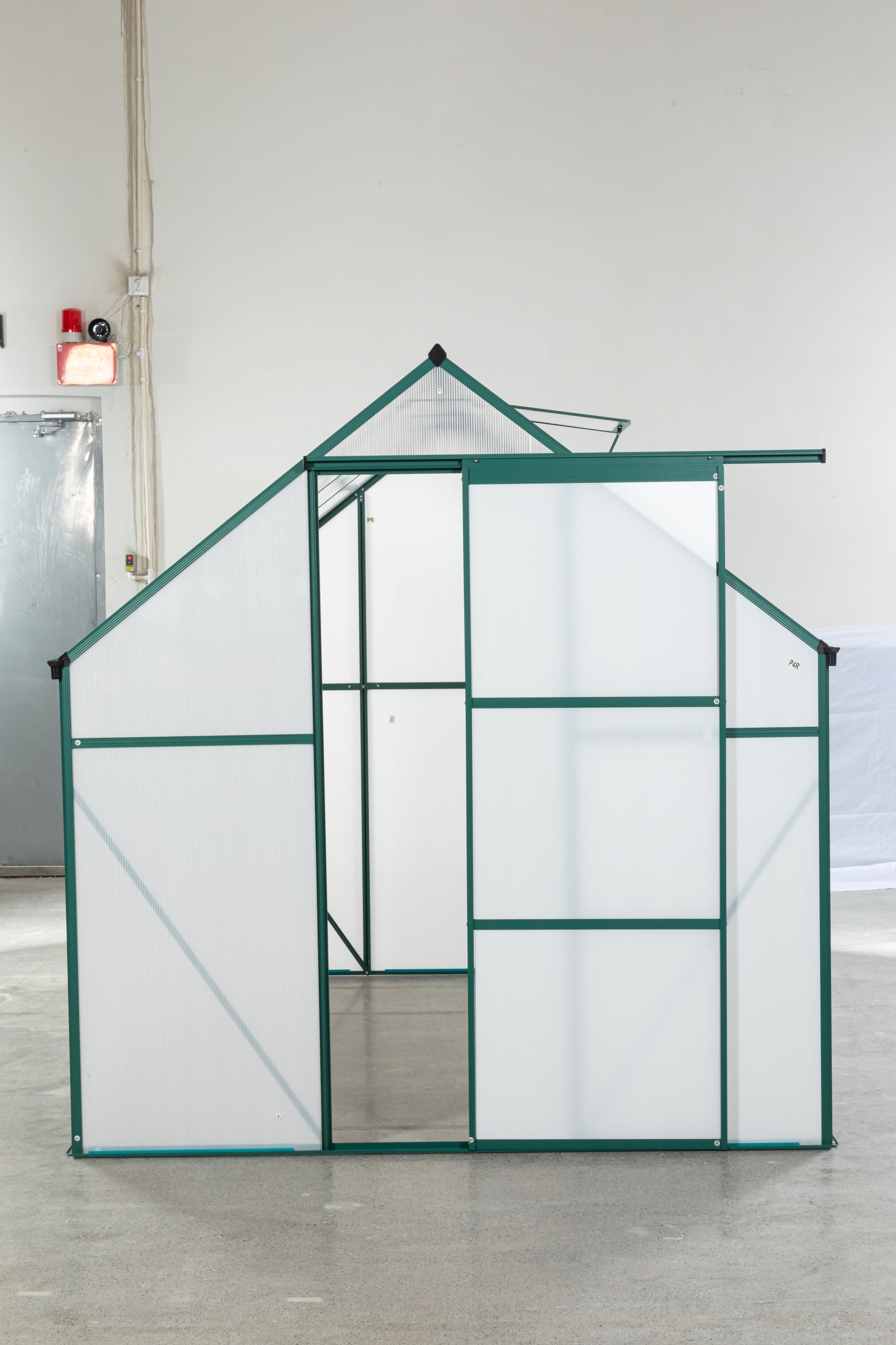Green 6 X 8 Ft Outdoor Patio Greenhouse Green Aluminum