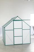 Green 6 X 8 Ft Outdoor Patio Greenhouse Green Aluminum