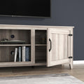 Tv Stand Storage Media Console Entertainment Center With Two Doors, Grey Walnut Grey Particle Board