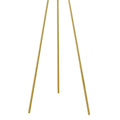 Pacific Metal Tripod Floor Lamp With Glass Shade Gold Cotton