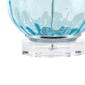 Ombre Glass Table Lamp Blue Cotton