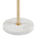 Marble Base Table Lamp Gold Cotton