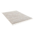 Talas Trellis Area Rug In Cream Cream Polyester