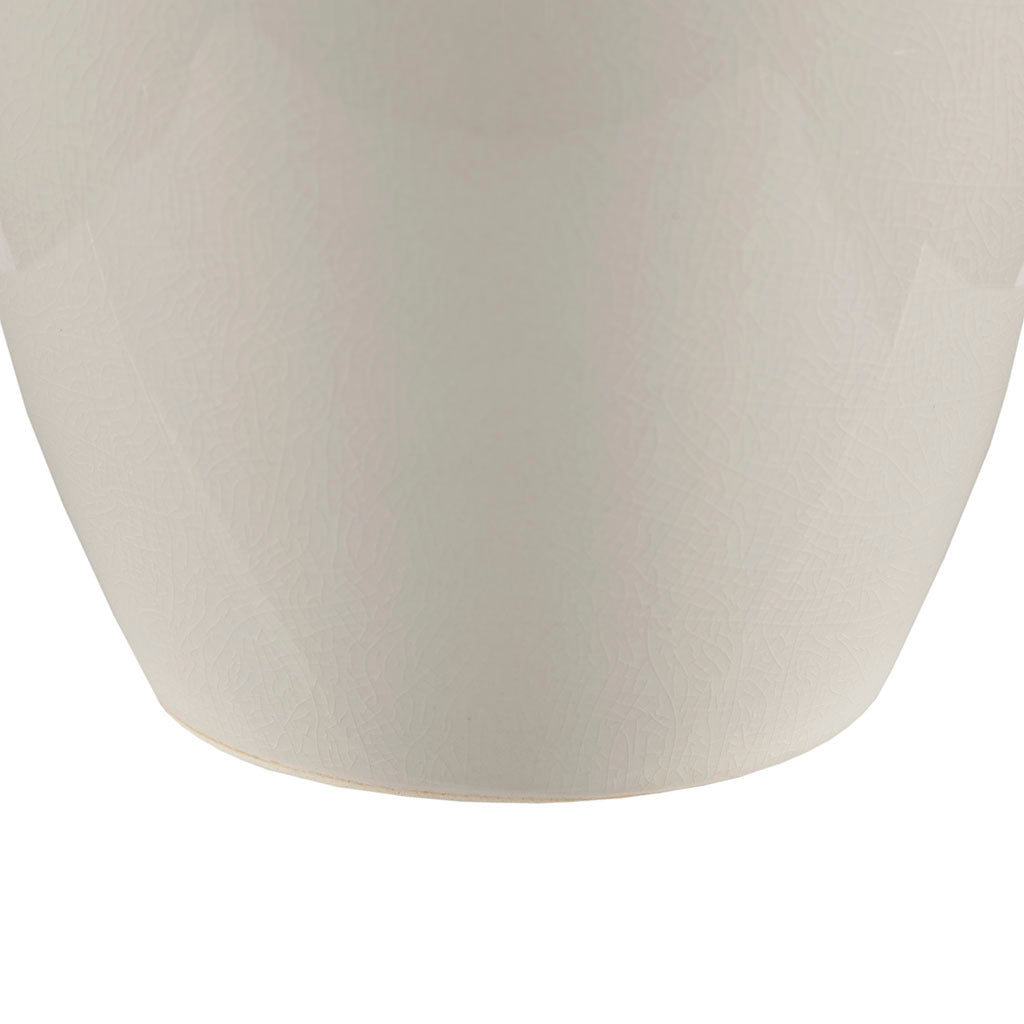 Ceramic Table Lamp Cream Polyester