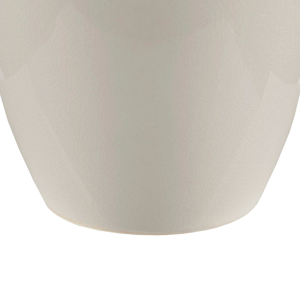 Ceramic Table Lamp cream-polyester