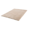 Super Soft Polyester Shag Area Rug Cream Polyester