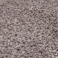 Super Soft Polyester Shag Area Rug Grey Polyester