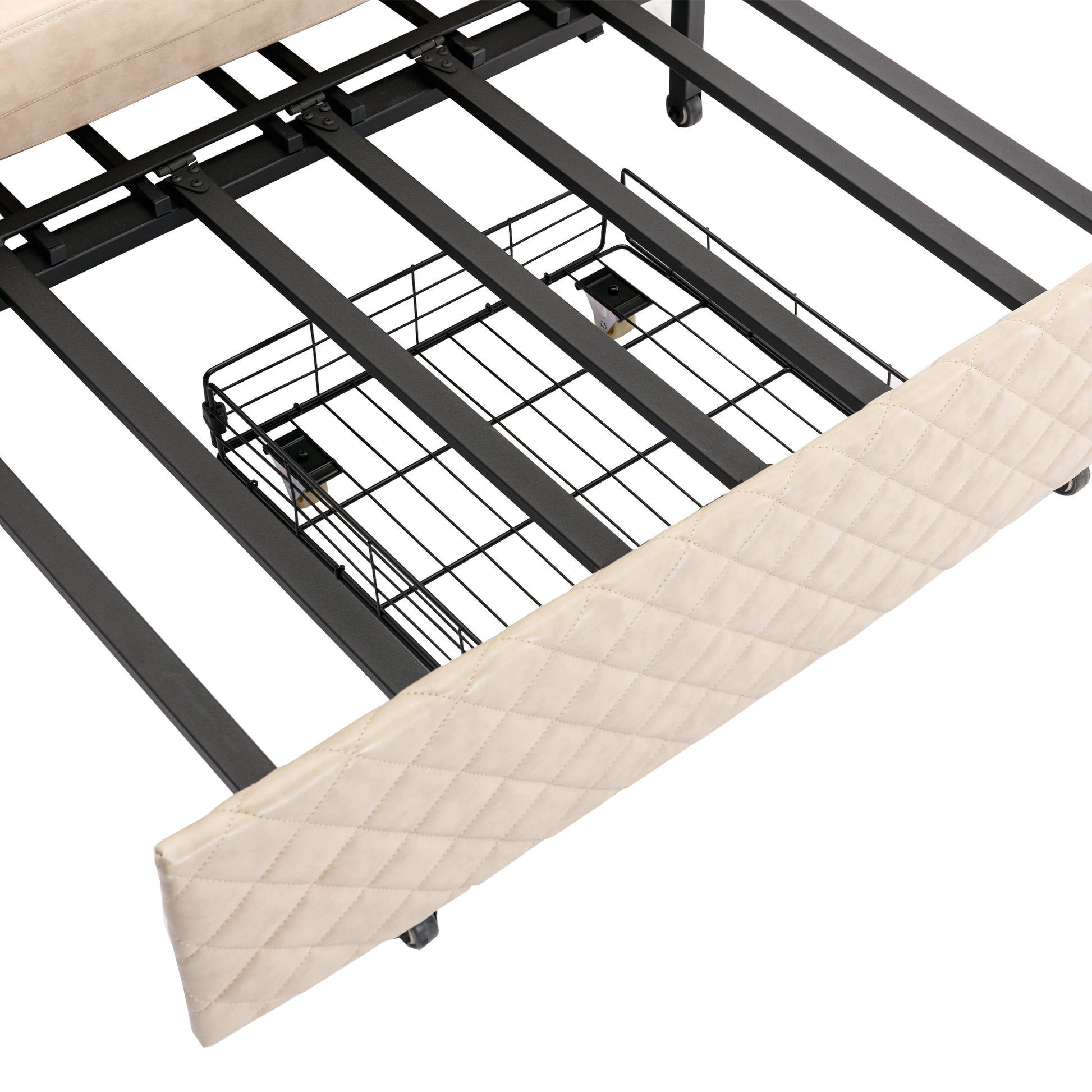 Coolmore Convertible Sleeper Sofa Bed, Modern Velvet Loveseat Couch With Pull Out Bed, Small Beautiful Seat Futon Sofa Bed With Headboard, 2 Pillows & Side Pockets For Living Room Camel Pu