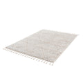 Talas Trellis Area Rug In Cream Cream Polyester