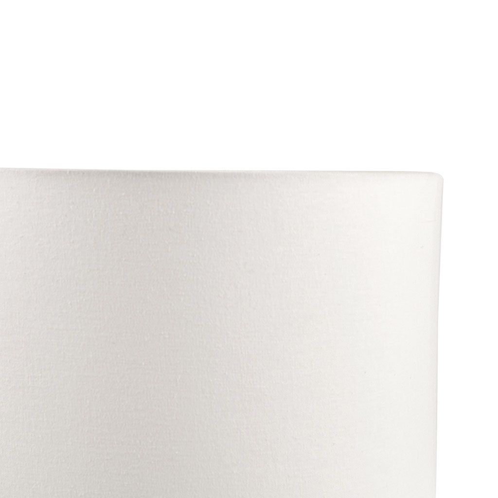 Boho Ceramic Table Lamp White Polyester