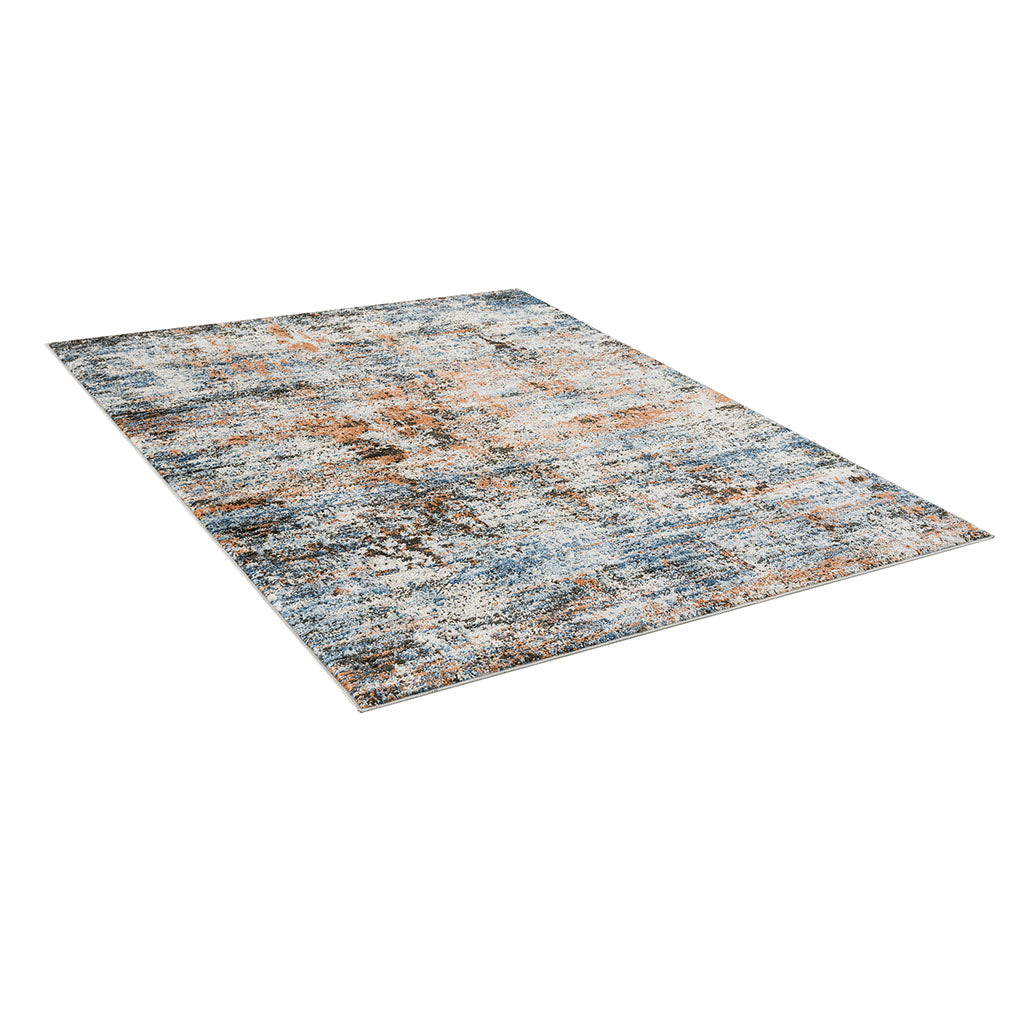 Abstract Area Rug Multi Polyester