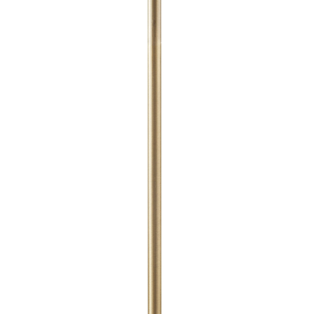 Angular Arched Metal Floor Lamp Gold Polyester