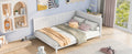 Full Size Wood Daybed Sofa Bed, White White Solid Wood Mdf