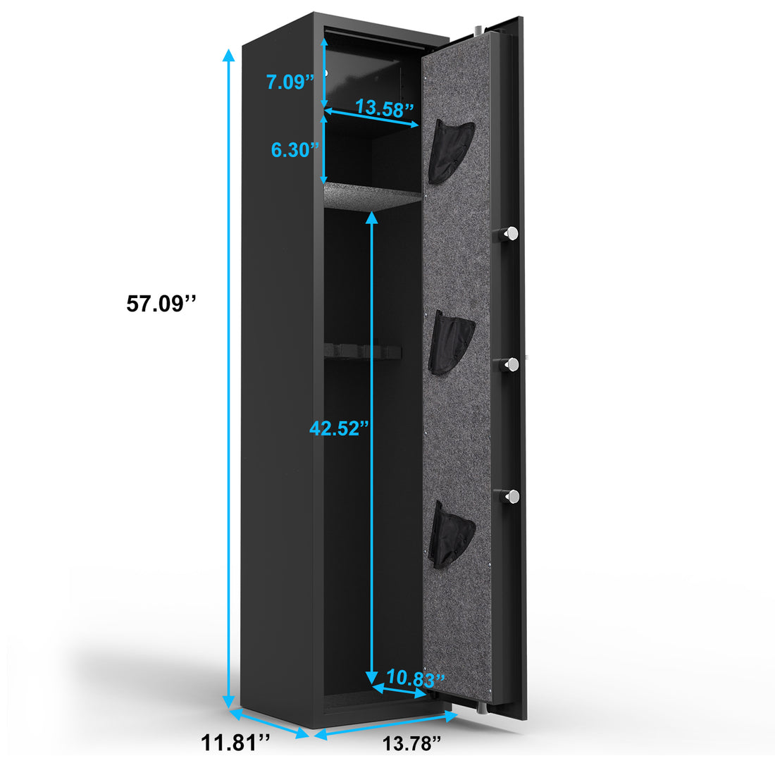 Large Capacity Metal Rifle Gun Safe,Security