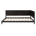 Full Size Wood Daybed Sofa Bed, Espresso espresso-solid wood+mdf