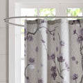 Cotton Shower Curtain Purple Cotton