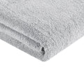 100% Cotton Quick Dry 12 Piece Bath Towel Set Silver Cotton