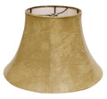 Slant Transitional Bell Faux Leather Softback Lampshade With Washer Fitter, 04 Faux Animal Hide Multicolor Parchment