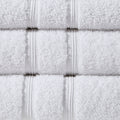 100% Turkish Cotton 6 Piece Towel Set White Cotton