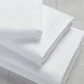 100% Cotton Quick Dry 12 Piece Bath Towel Set White Cotton