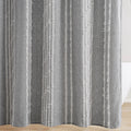 Cotton Jacquard Shower Curtain Gray Cotton