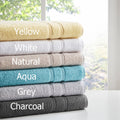 100% Turkish Cotton 6 Piece Towel Set Charcoal Cotton