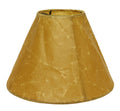 Slant Empire Softback Lampshade With Bulb Clip, Brown Brown Crinkle Oil Paper