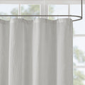 Sheer Shower Curtain Grey Polyester