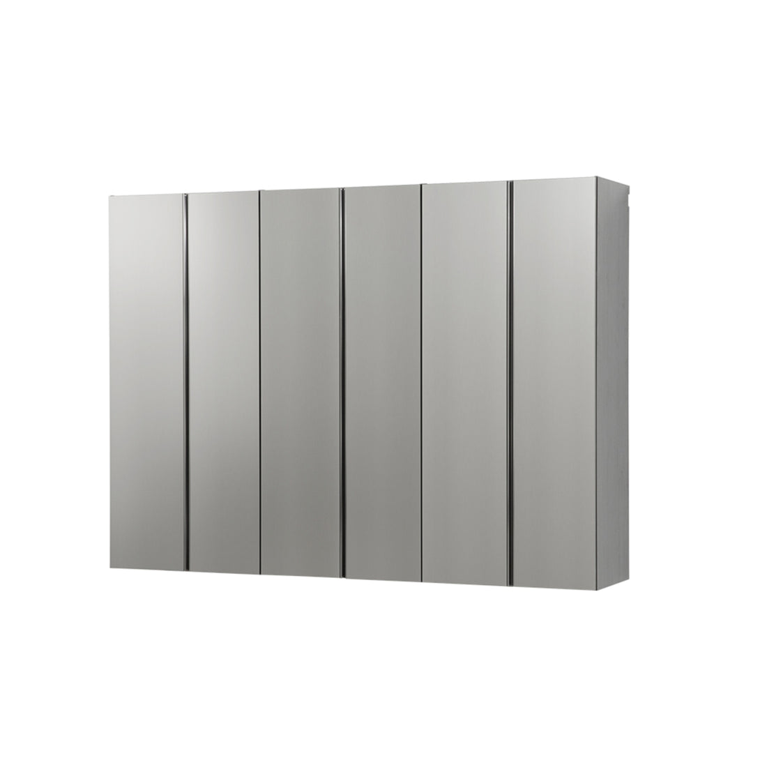 Nova Series 96 In. W X 72 In. H X 20 In. D Metallic Grey Garage Cabinet Set D 3 Piece Dark Gray Mdf Melamine