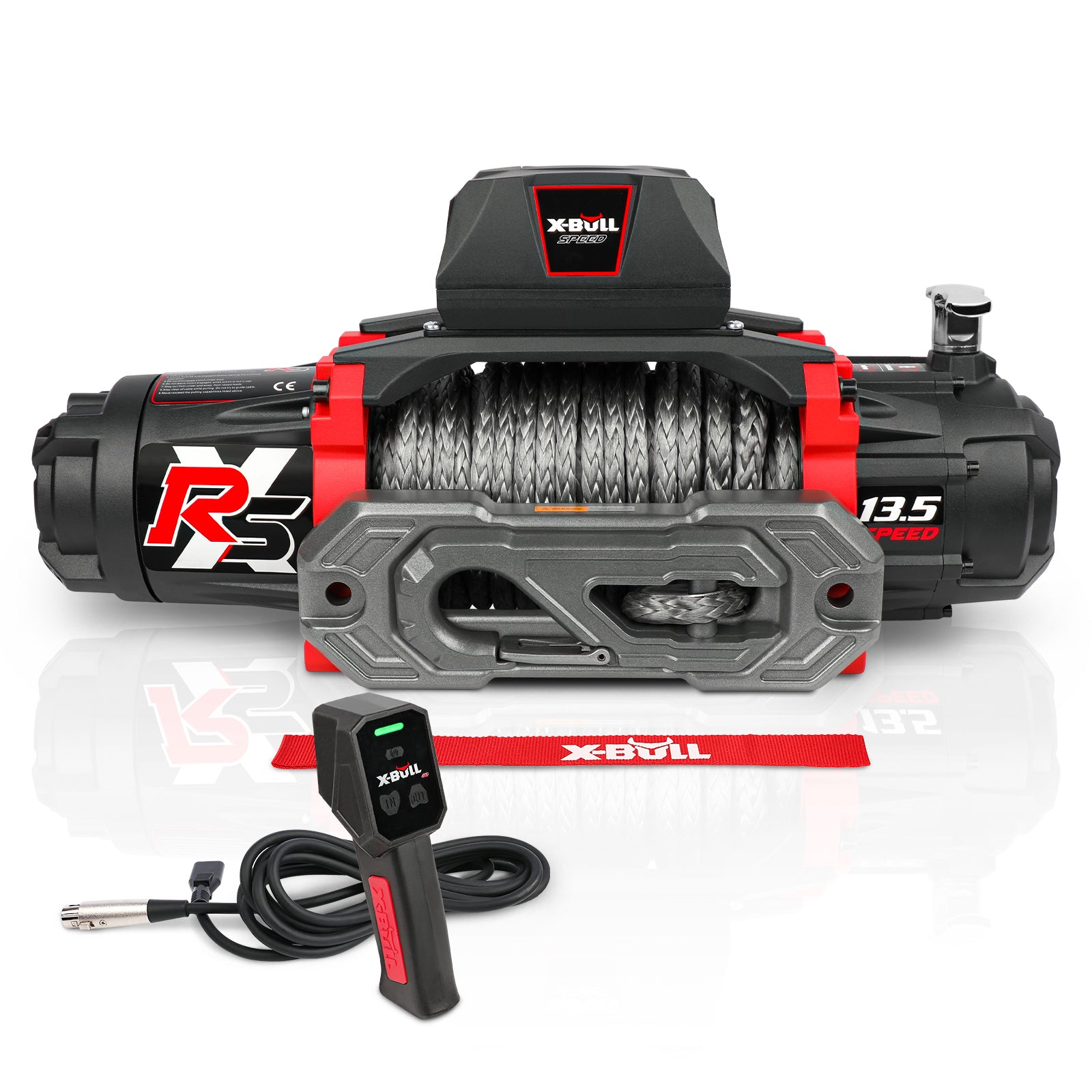 X Bull 13500 lb Winch Load Capacity Electric