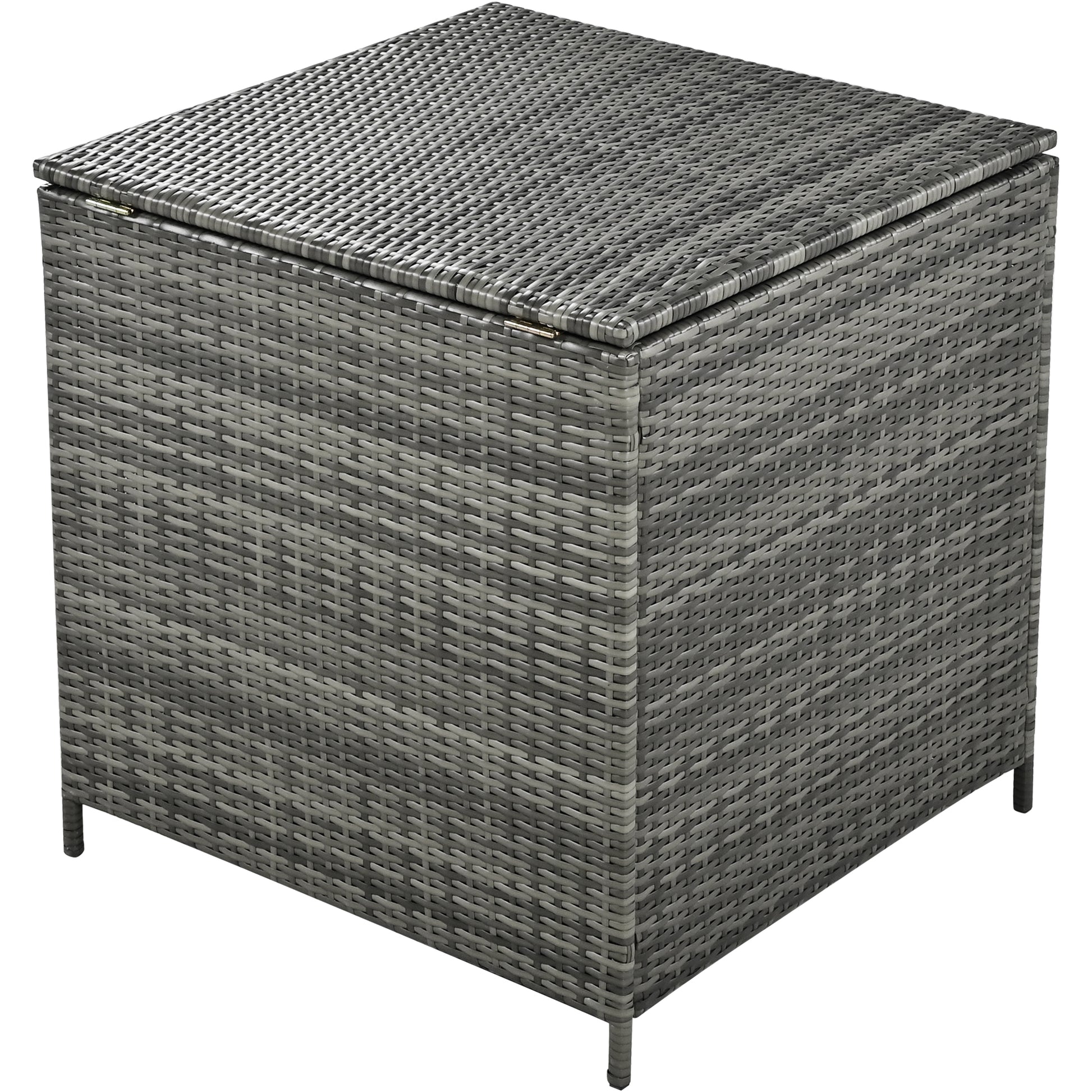 Outdoor 6 Piece All Weather Pe Rattan Sofa Set, Garden Patio Wicker Sectional Furniture Set With Adjustable Seat, Storage Box, Removable Covers And Tempered Glass Top Table, Beige Yes Complete Patio Set Beige Water Resistant Frame Water Resistant Cushion