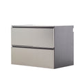 Nova Series Wood Base Drawer Wall Mounted Garage Cabinet In Metallic Gray Dark Gray Mdf Melamine