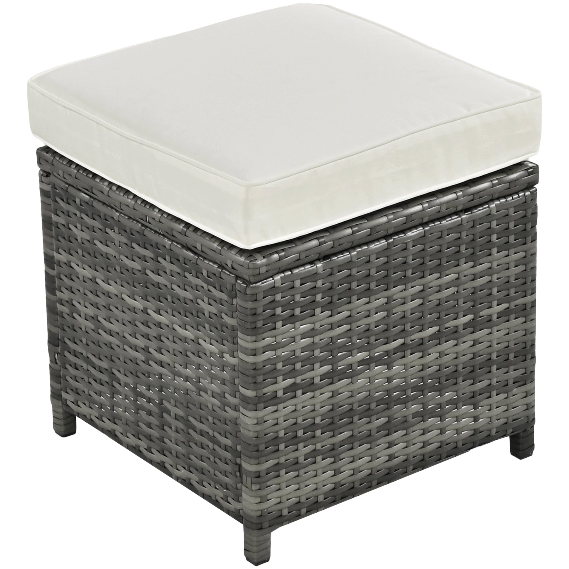 Outdoor 6 Piece All Weather Pe Rattan Sofa Set, Garden Patio Wicker Sectional Furniture Set With Adjustable Seat, Storage Box, Removable Covers And Tempered Glass Top Table, Beige Yes Complete Patio Set Beige Water Resistant Frame Water Resistant Cushion