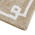 Cotton Tufted Bath Rug 24X40 Taupe Cotton