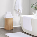 Bath Rug White Polyester