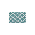 Reversible High Pile Tufted Microfiber Bath Rug Aqua Microfiber