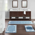 Cotton Tufted Bath Rug 24X72 Blue Cotton