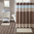 Cotton Tufted Bath Rug Blue Cotton