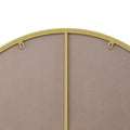 Wall Mirror 28 Inch Gold Circular Mirror Metal Framed Mirror Round Vanity Mirror Dressing Mirror, For Bathroom, Living Room, Bedroom Wall Decor Gold Glass