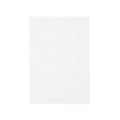 100% Cotton Chenille Chain Stitch Rug White Cotton