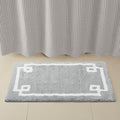 Cotton Tufted Bath Rug 20X30 Grey Cotton