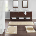 Cotton Tufted Bath Rug 24X72 Taupe Cotton