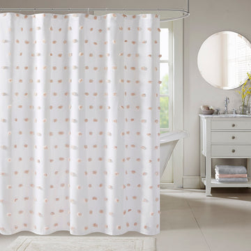 Shower Curtain Blush Cotton