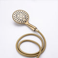 Cobbe 8 Functions Shower Head with handheld High brushed gold-metal