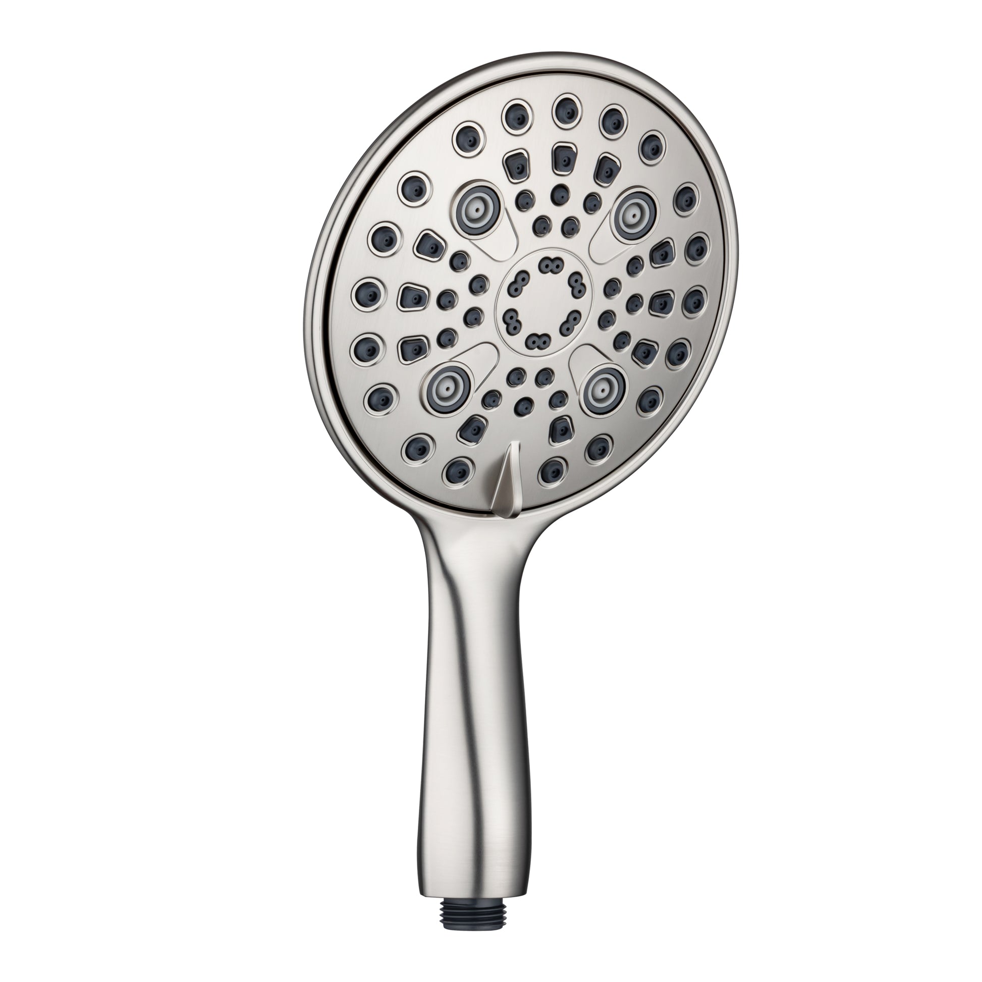 Cobbe 8 Functions Shower Head with handheld High brushed nickel-metal