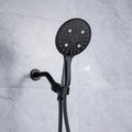 Cobbe 8 Functions Shower Head with handheld High black-metal