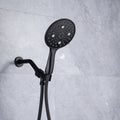 Cobbe 8 Functions Shower Head with handheld High black-metal