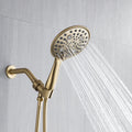 Cobbe 8 Functions Shower Head with handheld High brushed gold-metal